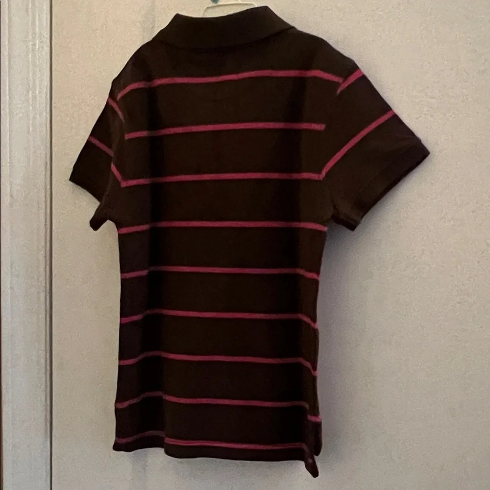 GAP Polo with Brown and Pink Stripes NWT Toddler size 5